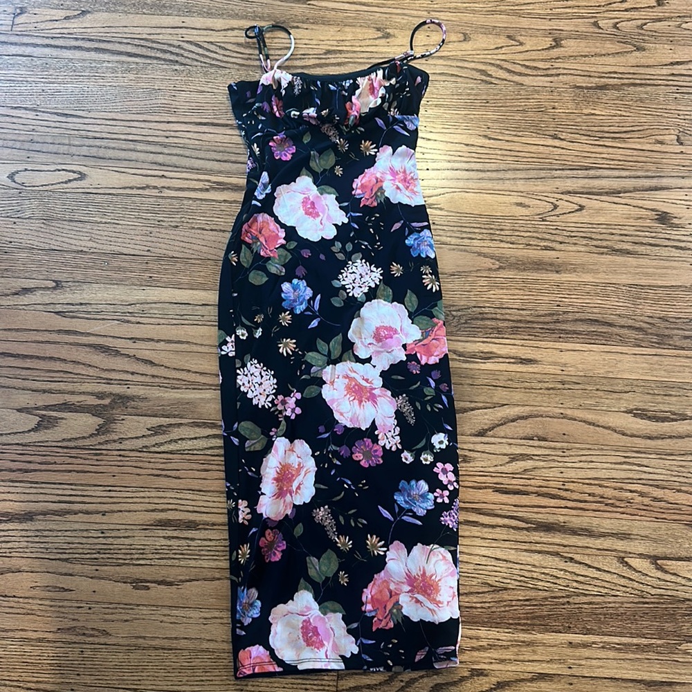 Floral pencil dress